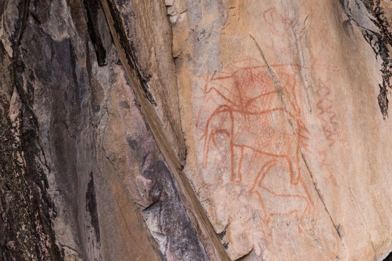 Rock paintings